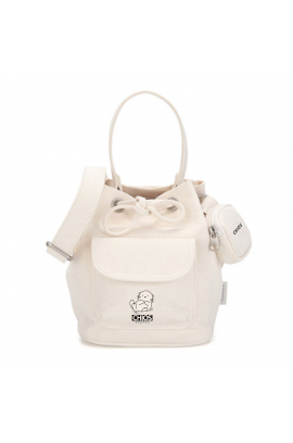 CHIOS CLUB - Chios3951 Small Logo Canvas Bucket / IVORY